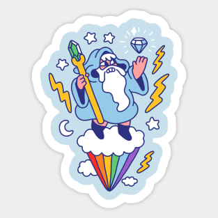 Wizard In The Sky Sticker